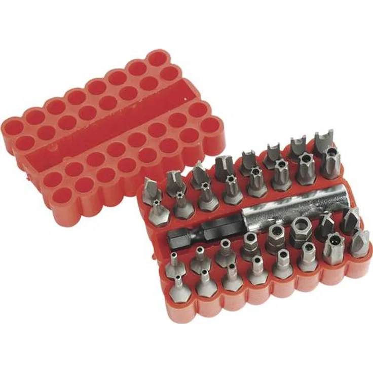 Brüder Mannesmann Werkzeug Mannesmann Bitsatz, 33-tlg. mit Spezialbits, M 297-33