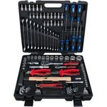 KS Tools 917.0797 1-4'' - 1-2'' Universal-Werkzeug-Satz, 97-teilig, Werkzeugkasten, Werkzeugbox, Werkzeug-Set, Werkzeugkiste, inkl. Werkzeug wie z. B. Schraubendreher, Ringmaulschlüssel, Umschaltknarre