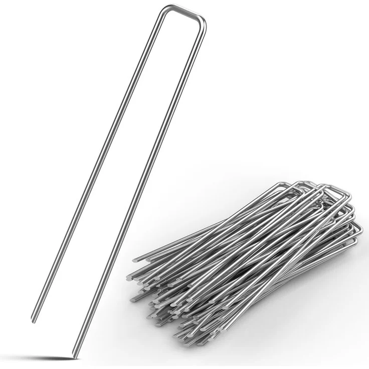 Erdnagel Ø 2,7mm Stahl verzinkt Erdanker Bodenanker 200er Set – Bild 1