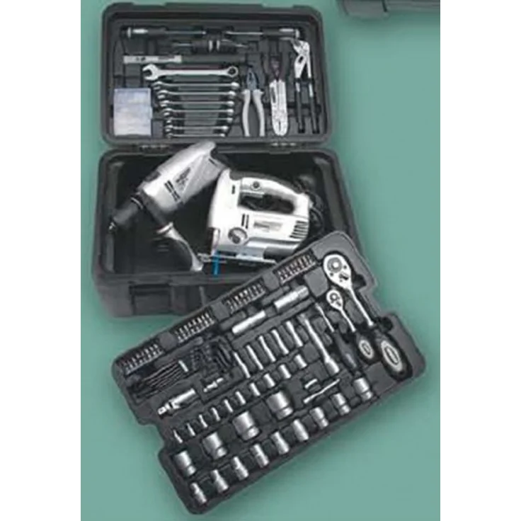 Mannesmann M29070 Fahrbarer Werkzeugkoffer, 122-teilig – Bild 1