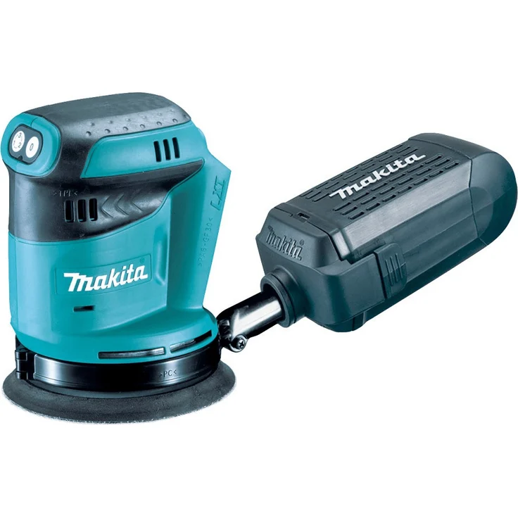 Makita DBO180Z Akku-Exzenterschleifer, 16 x 450 mm Scheibendurchmesser 125 mm 18 V Li-Ion Klett-Fix ohne Akku und Ladegerät – Bild 5