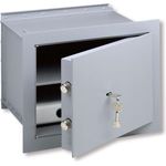 BURG-WÄCHTER Wandtresor, Doppelbartschloss, Sicherheitsstufe B, Cityline CW 5 350 S, Hellgrau