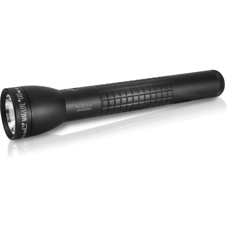 Mag-Lite Stablampe 3D-Cell LED Stab-Taschenlampe, matte Oberfläche mit Griff im Waffeldesign, 625 lm, 29,5 cm schwarz ML300LX-S3CC6