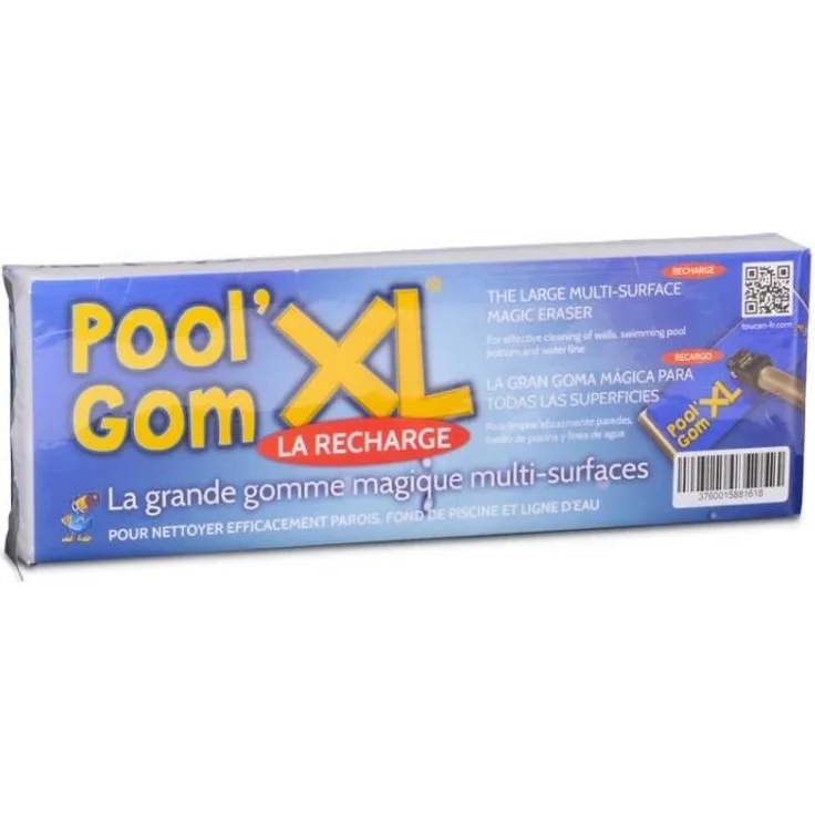 satz mit 6 Nachfüllungen für Bürstenkopf - Pool Gom XL