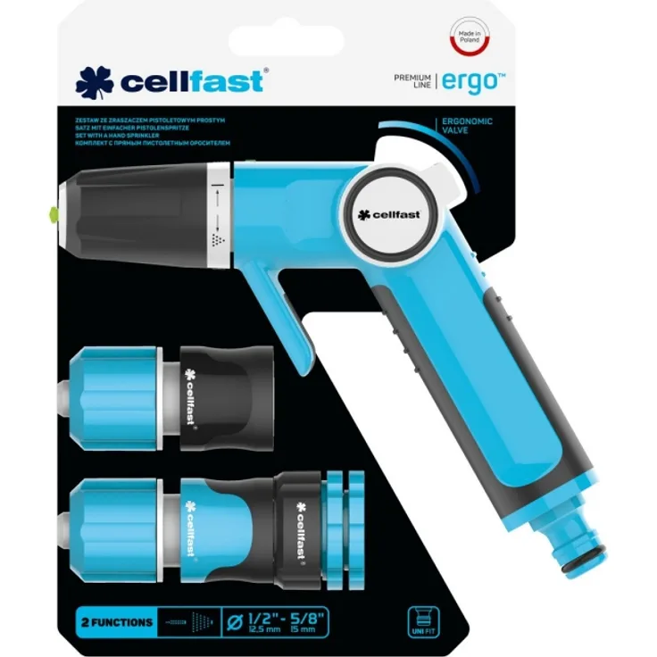 Cellfast Satz ERGO mit einfacher Pistolenspritze 1/2 - 5/8