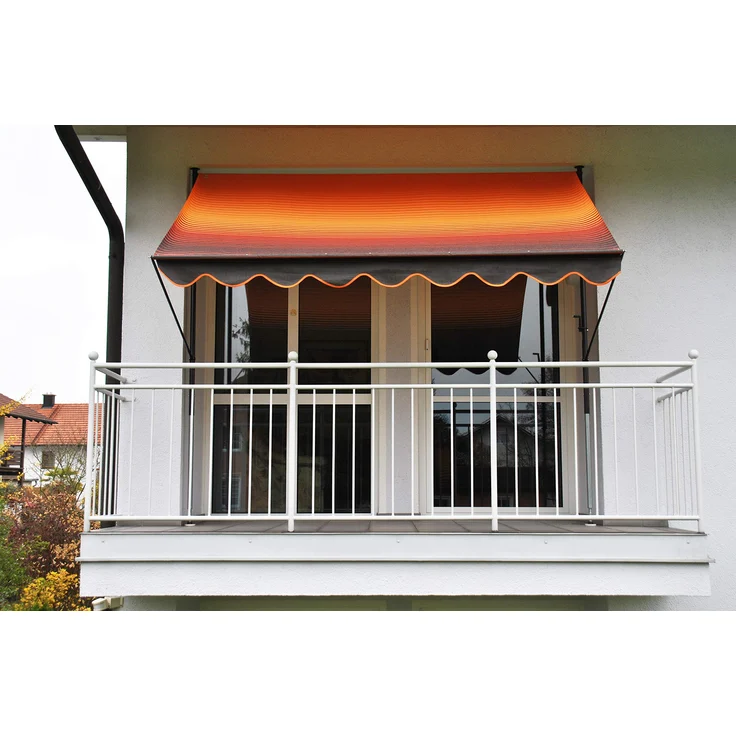 Angerer Exklusiv Klemmmarkise, orange, 250 cm – Bild 1