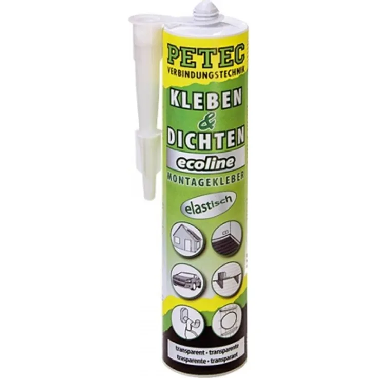 Petec 3x 94929 Kleben Dichten Montagekleber 290ml transparent