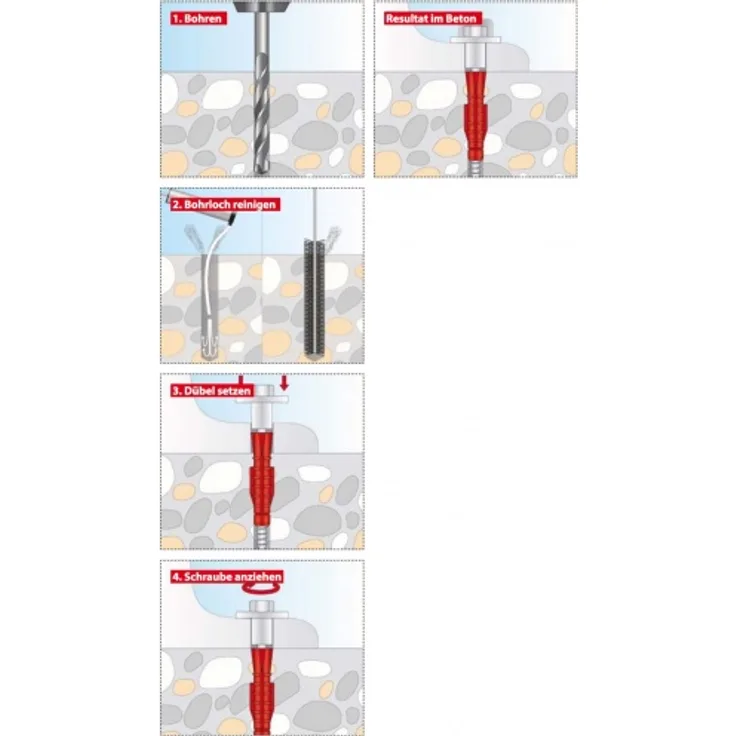 TOX Stand-WC-Befestigung Toilet Plus