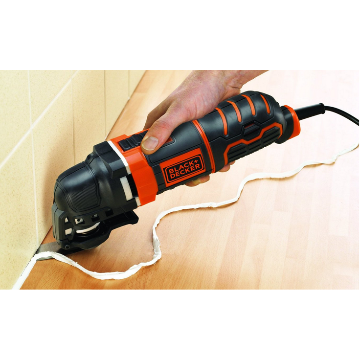 Black plus Decker Multifunktionsgerät MT300KA Mit Adapter für Universalzubehör anderer Hersteller und umfangreichem Zubehör Zubehörwechsel auf Knopfdruck – Bild 4