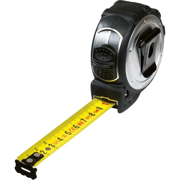KS Tools 300.0134 Bandmaß mit Feststeller,schwarz-grau, 8m