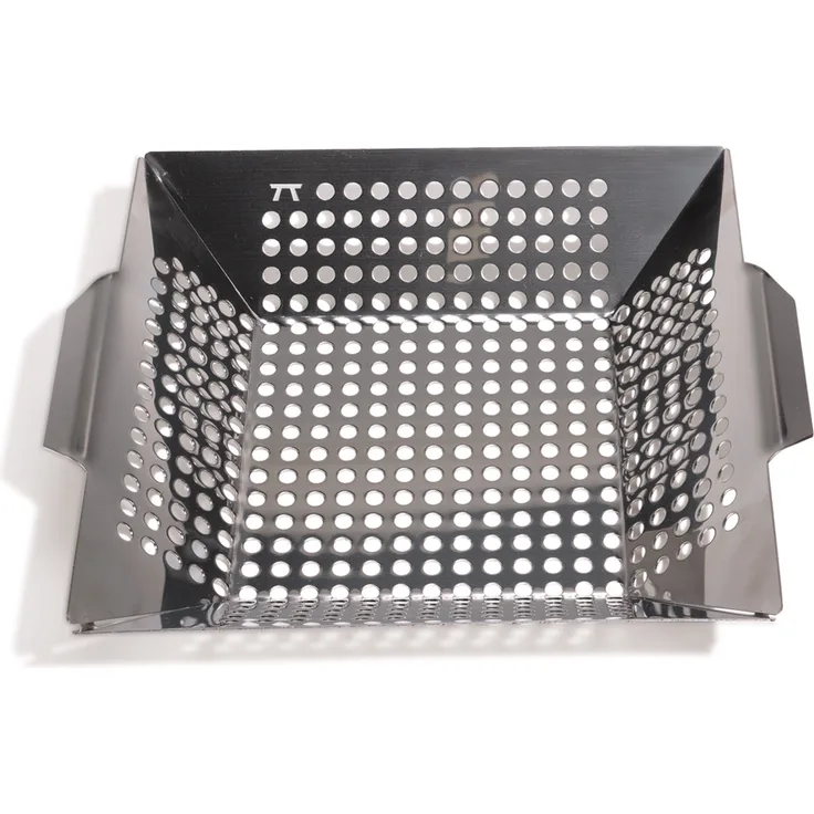 Outset QS70 Square Grill Wok, Edelstahl