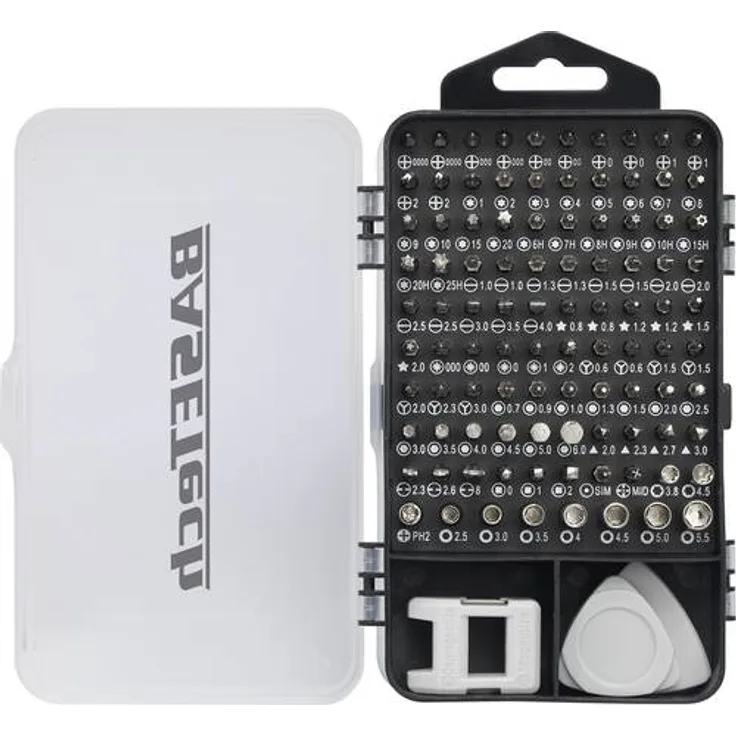 Basetech BT-2247898 Bit-Set 116teilig inkl. Bithalter-Schraubendreher