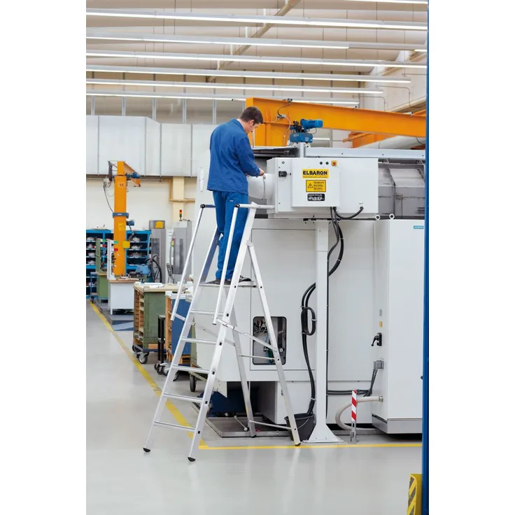 Zarges Z600 ZAP Stufenleiter mit großer Plattform 6 Stufen