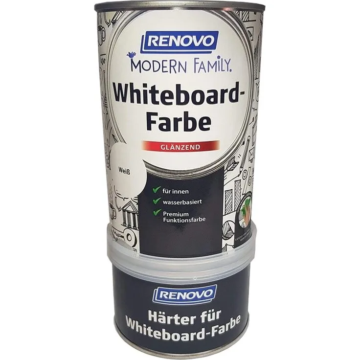 1L Whiteboard-Farbe weiss glänzend - Renovo
