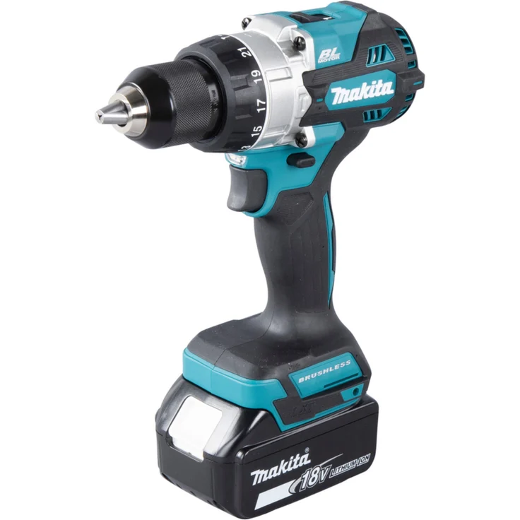 Makita DHP 486 RTJ Akku-Schlagbohrschrauber 18V - 5,0 Ah,2 Akkus mit Ladegerät im Makpac – Bild 2