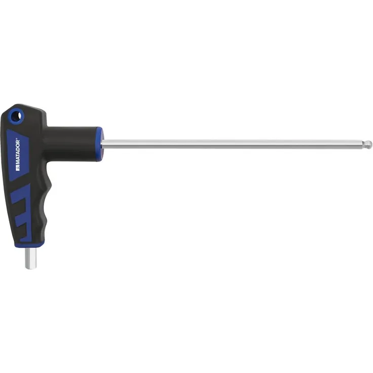 MATADOR 0445 0020 2K-T-Griff-Winkelschraubendreher, Sechskant, 2 mm