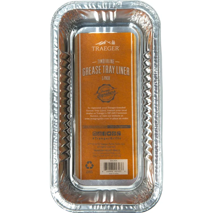 Traeger ALUMINIUMSCHALE FUR TIMBERLINE FETTAUFFANGSCHALE - 5 PACK