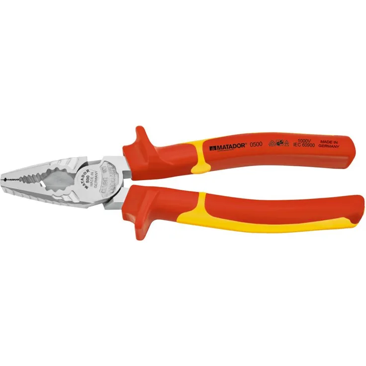 MATADOR 0500 1180 Kraft-Kombizange VDE, 7'' - 180 mm