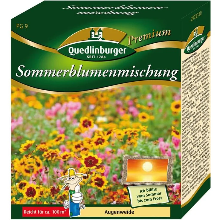QUEDLINBURGER Sommerblumenmischung ohne Gräser - Preisvergleich – Bild 1