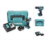 Makita DHP487RG1J Akku Schlagbohrschrauber 18 V 40 Nm Brushless mit 1x Akku 6,0 Ah mit Ladegerät mit Makpac