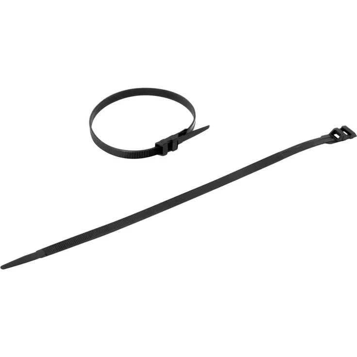 Debflex 709042 – Kabelbinder arretierbaren (25 Stück, 9 x 350 mm, schwarz