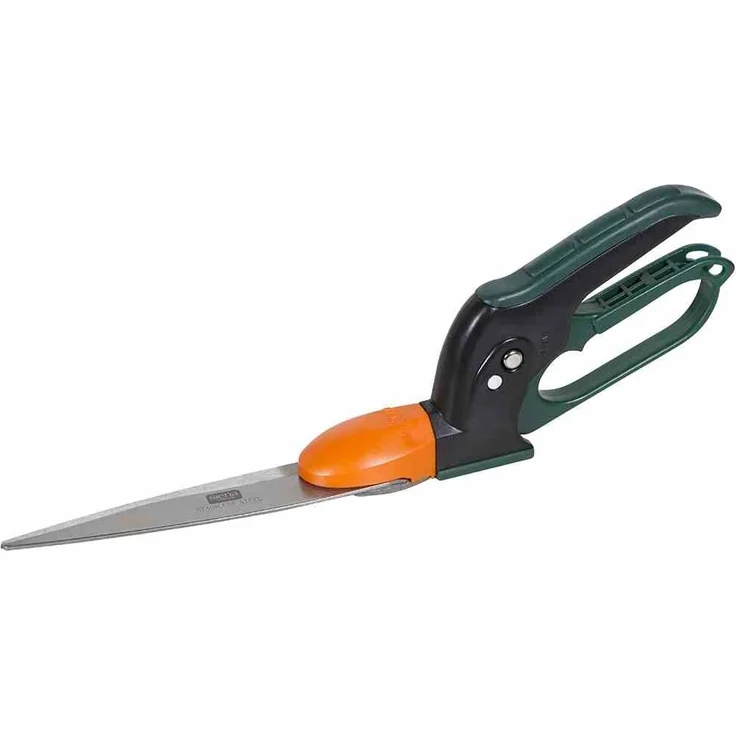 Siena Garden 260439 Rasenkantenschere, dunkelgrün, schwarz, mittelgroß, 360° drehbar – Bild 1