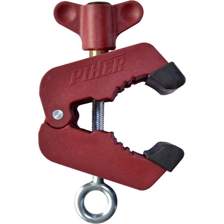 Piher Multigreifer mit Ring für Lastenstange Greifzange Multiclamp Dritte Hand
