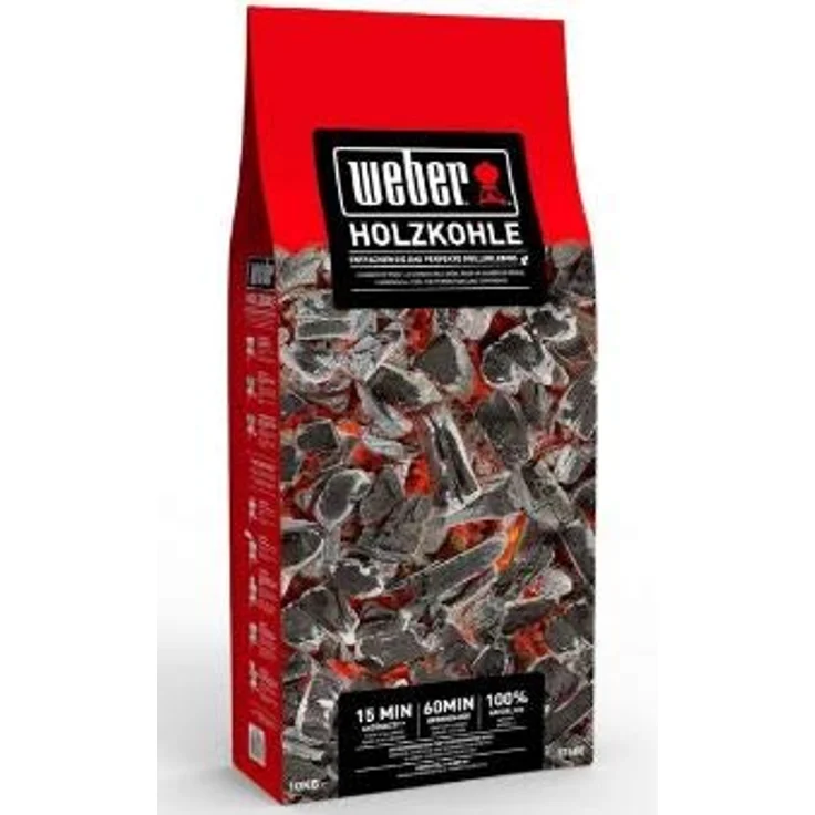 Weber Premium Holzkohle 10 kg – Bild 1