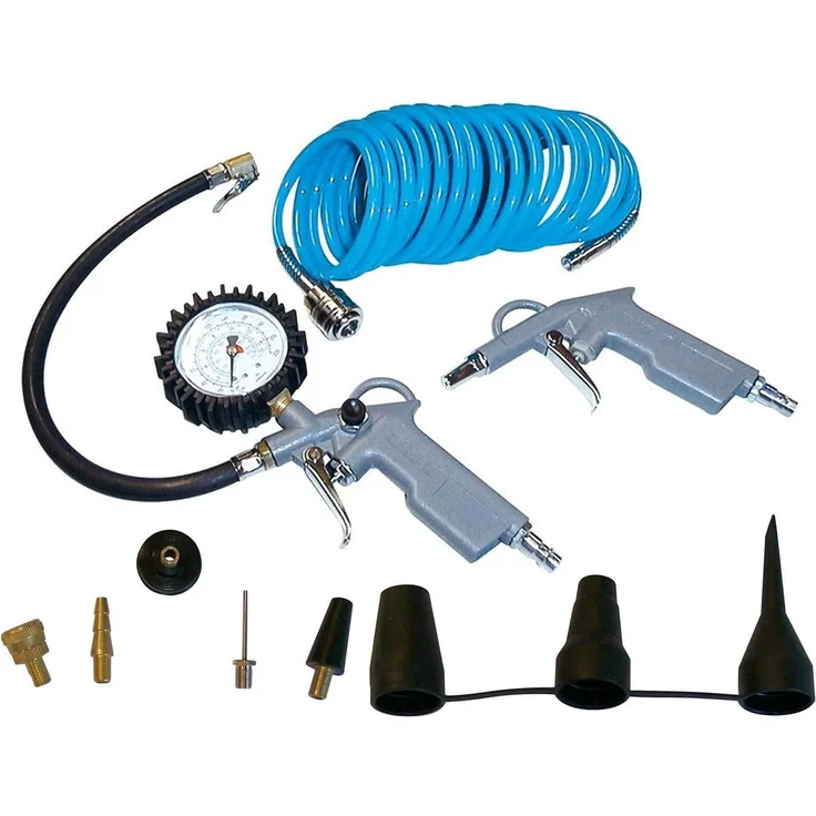 Güde 71101 KOMPRESSORSET 301-10-50 12-TLG, 1.8 W, 230 V, blau, schwarz – Bild 6