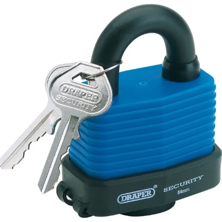Draper 64178 Vorhängeschloss 54 mm wasserfest aus laminiertem Stahl