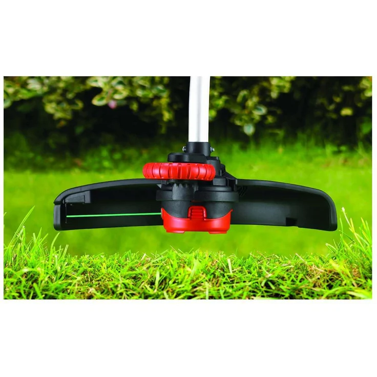 Black+Decker 800W Elektro-Motorsense (mit E-Drive Technologie, Kantenschnittfunktion, 6 Hochleistungsfäden, für ansprcuhsvolle Flächen) GL8033 – Bild 6