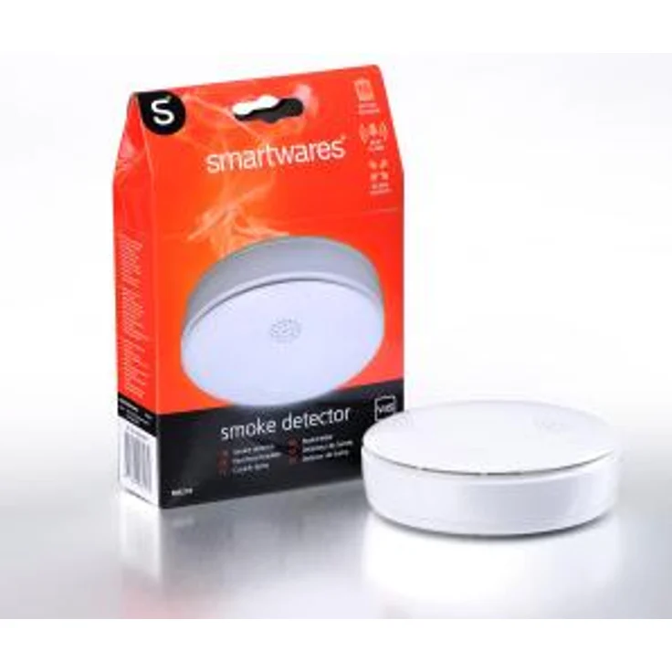 Smartwares Rauchmelder mit Lithium Batterie, weiß, RM218 – Bild 4