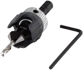 Wolfcraft Vorbohrer mit Senker und Tiefenstopp 2544000