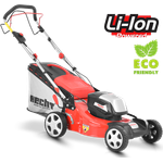 Hecht 5041S Akku-Rasenmäher mit Radantrieb, 41 cm Schnittbreite, Mulchfunktion, 3-stufige Höhenverstellung, Seitenauswurf