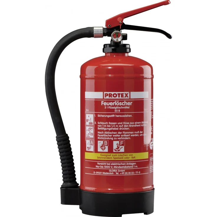 Protex Fettbrandfeuerlöscher 3l, Brandklasse A, B und F  – Bild 2