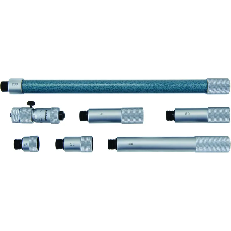 Mitutoyo 137-208 Analoge Innenmessschraube-Satz, 50-500 mm