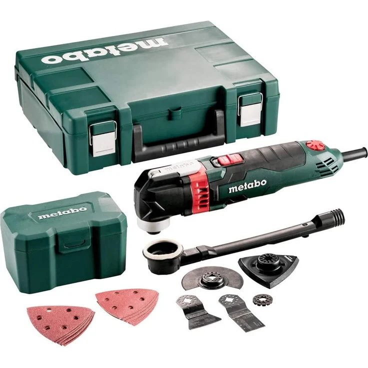 Metabo Multitool MT 400 Quick Set 601406500 Multi-Cutter 400 Watt 1,4 kg 230 V für Holz, Kunststoffkoffer – Bild 1