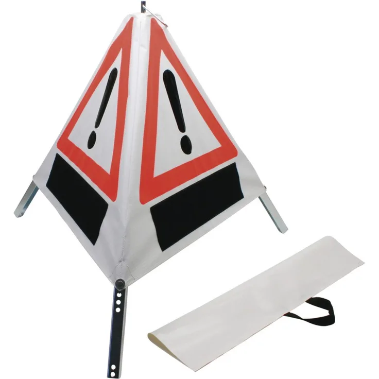 Dönges Klett-Faltsignal, 900 mm, retroreflektierend, ohne
