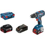 Bosch Professional 18V System Akku Bohrschrauber GSR 18V-28 (2x5,0Ah Akku, in L-Boxx)