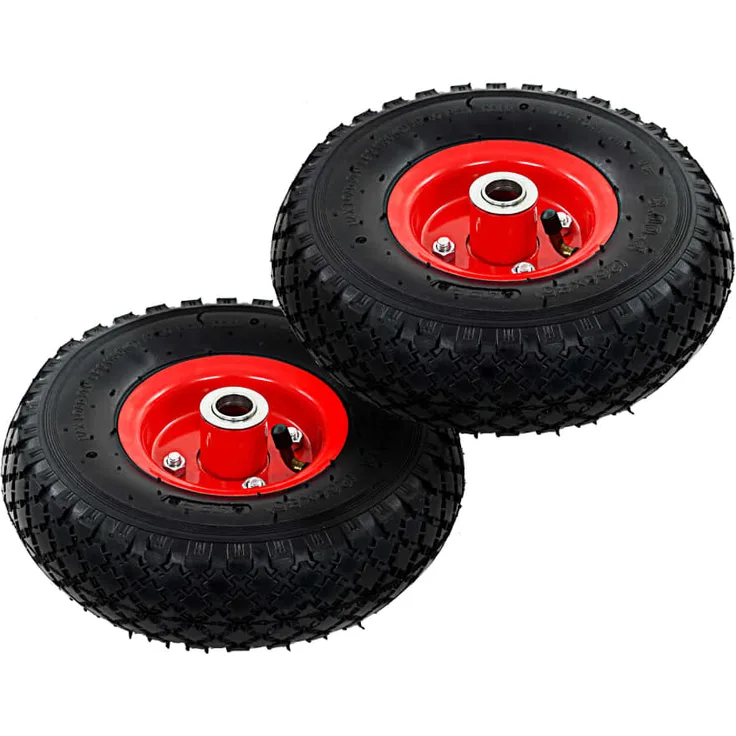 vidaXL Sackkarrenräder 2 Stk. Gummi 3,00-4 (245x82)