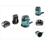 Makita DBO 180 ZM1 18 V Li - Ion Akku Exzenterschleifer mit 1 x 4 Ah Akku