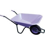Fort Schubkarre 90 Liter bruchsichere PP-Mulde, lavendel