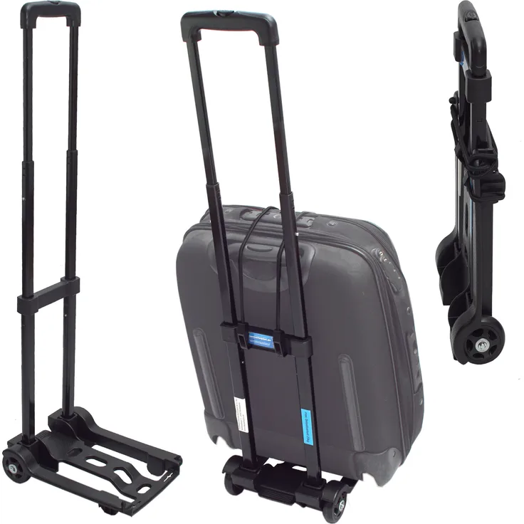 Mini Sackkarre klappbar Koffer - Trolley 25Kg Gepäckkarre Griff höhenverstellbar Transportkarre Getränkekisten - Preisvergleich