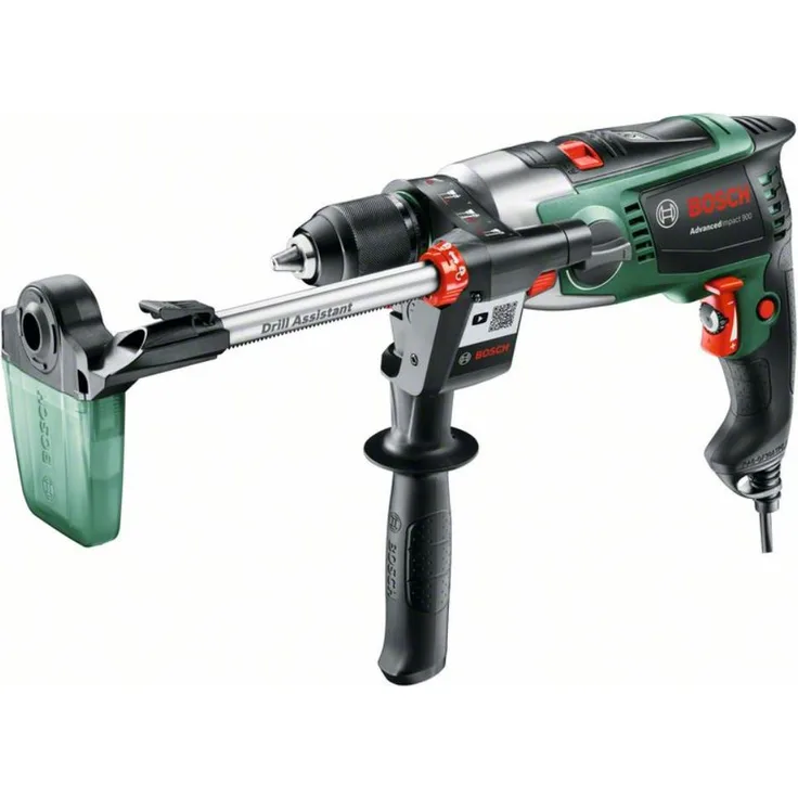 Bosch Schlagbohrmaschine AdvancedImpact 900 DA (Bohrassistent, Zusatzhandgriff, Tiefenanschlag, Koffer, 900 Watt)
