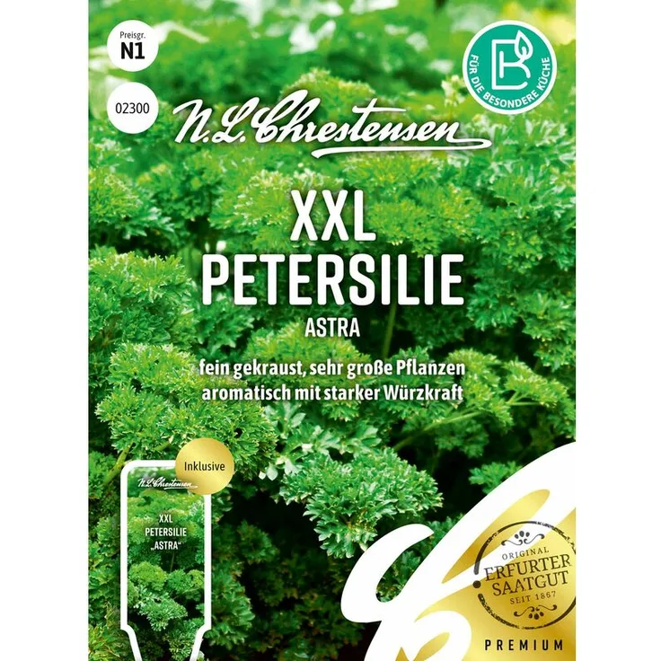 N.L. CHRESTENSEN XXL - Petersilien Astra Petersiliensamen 