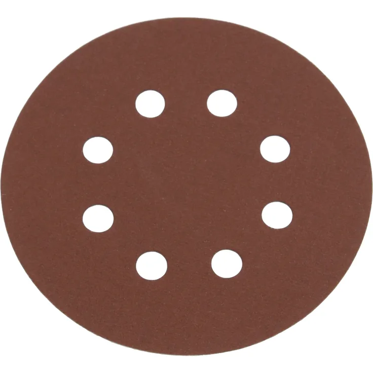 Silverline 206505 Klettschleifscheiben, gelocht, 125 mm, 10er-Pckg. 240er-Körnung