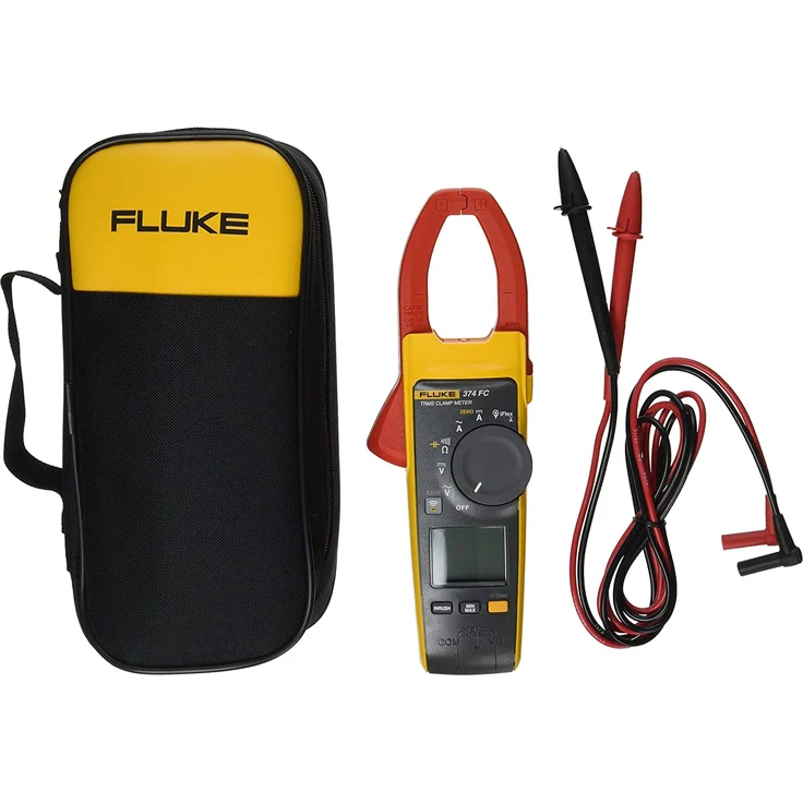 Fluke 374 FC Hand-Multimeter, Stromzange digital CAT III 1000 V, CAT IV 600V Anzeige Counts: 6000 – Bild 3