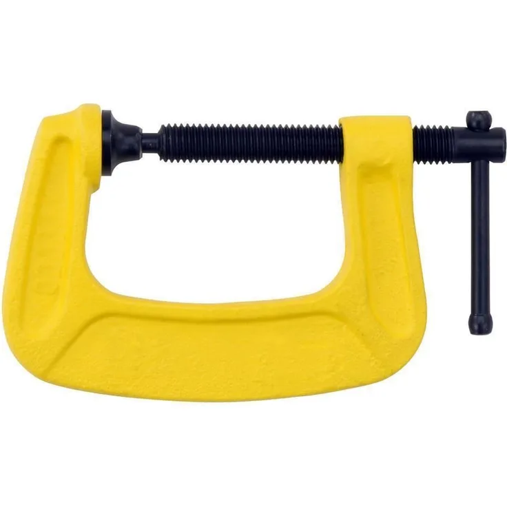 Stanley MaxSteel C-Zwinge (75 mm Spannweite, 57 mm Ausladung, 680 kg Spannkraft, korrissionsbeständig) 0-83-033