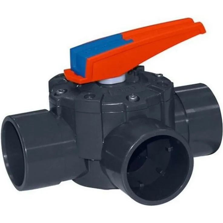 ø 50 mm, Dreiwegeventil.