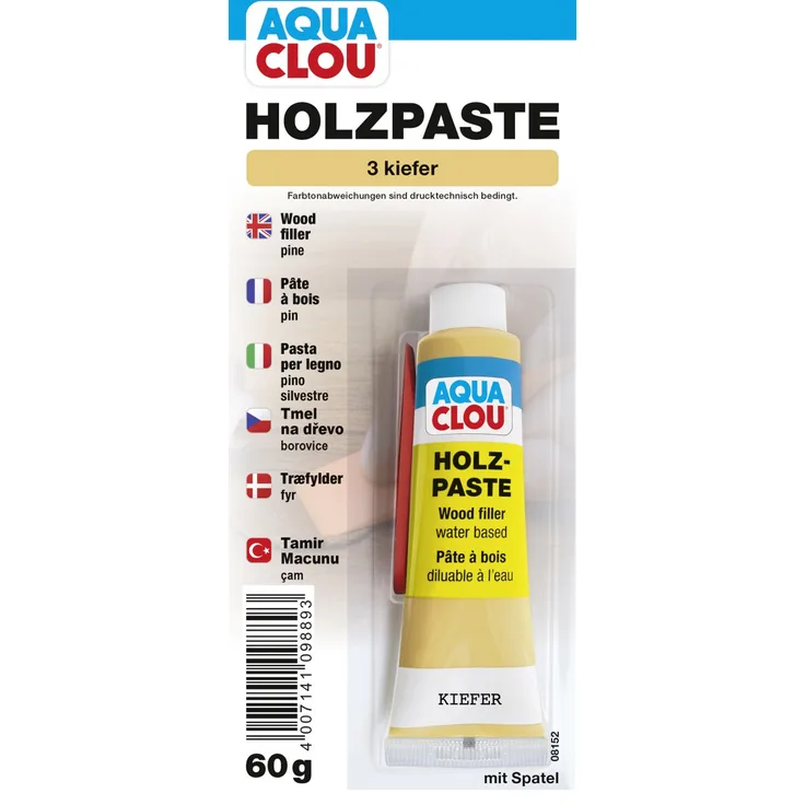 Aqua Clou Holzpaste 60 g, kiefer